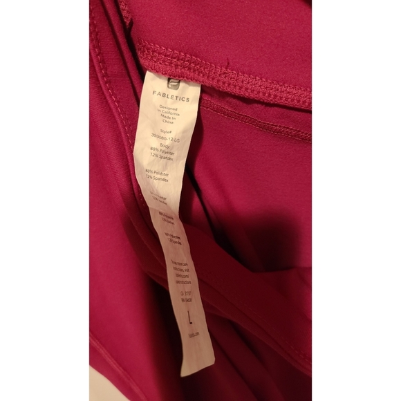 Fabletics capri leggings large fuchsia pink - Picture 3 of 3